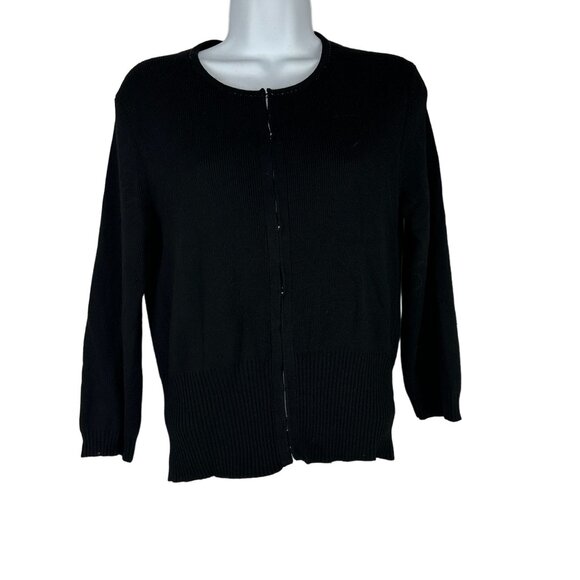 The Limited Women's Silk-Cashmere Sweater Size L Black - Picture 1 of 5